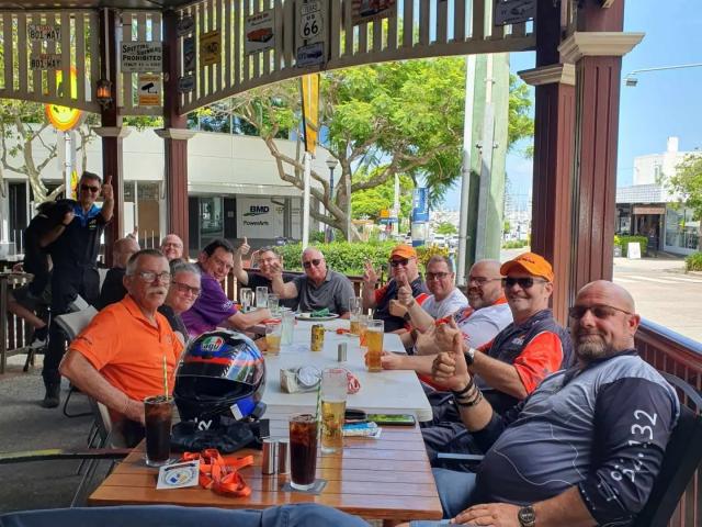 QMROA Members having a social gathering